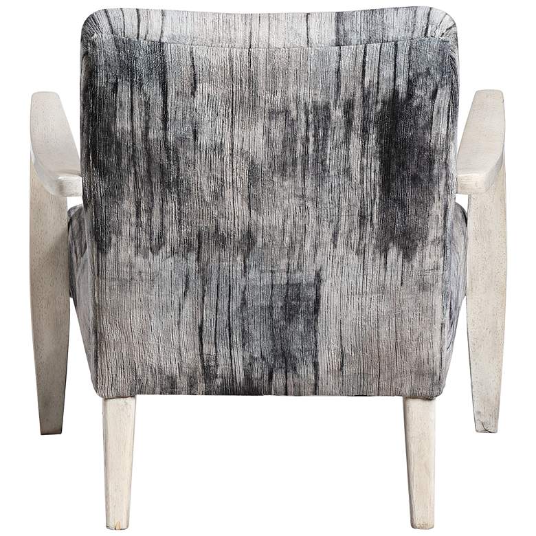 Uttermost Watercolor Charcoal and Gray Accent Chair more views