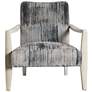 Uttermost Watercolor Charcoal and Gray Accent Chair