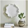 4_Uttermost Wave Crest White Indoor-Outdoor Earthenware Bowl more views