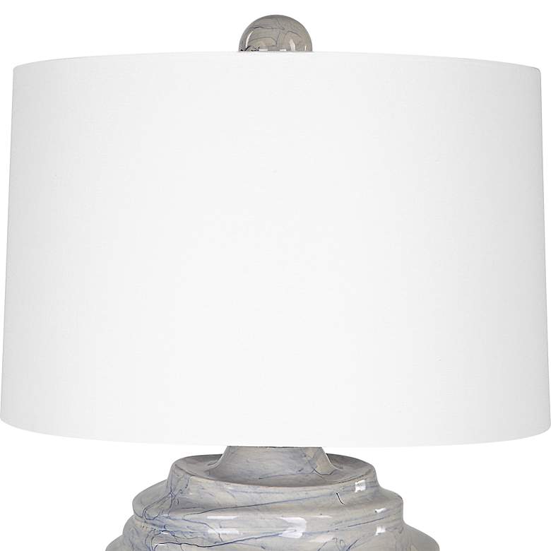 Image 4 Uttermost Waves 26" Cobalt Blue Drip Glaze Ceramic Table Lamp more views