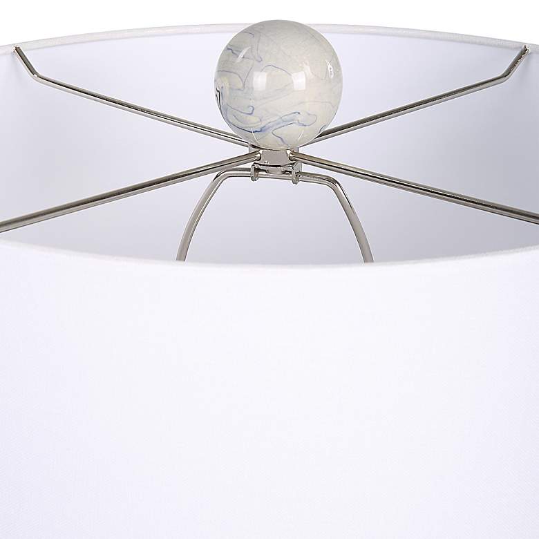 Image 6 Uttermost Waves 26" Cobalt Blue Drip Glaze Ceramic Table Lamp more views