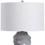 4_Uttermost Waves 27 1/2" Light Cobalt Blue Drip Ceramic Table Lamp more views