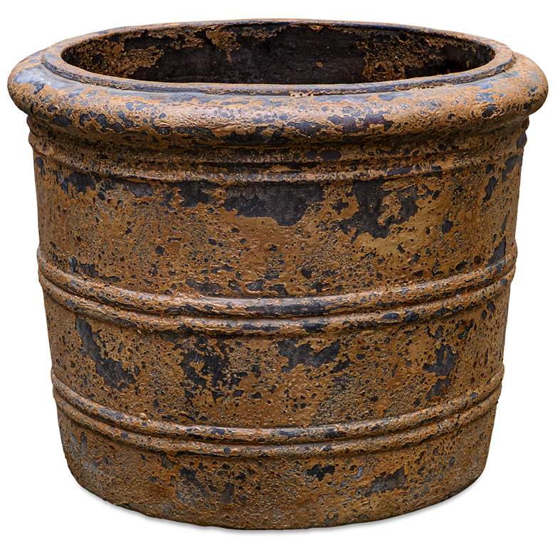 Image 1 Uttermost Weathered Relic 19 1/2" Wide Rustic Indoor-Outdoor Planter