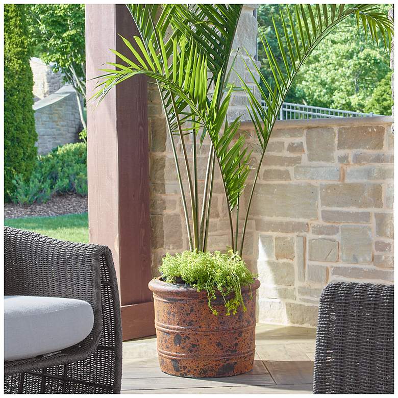 Image 2 Uttermost Weathered Relic 19 1/2" Wide Rustic Indoor-Outdoor Planter more views