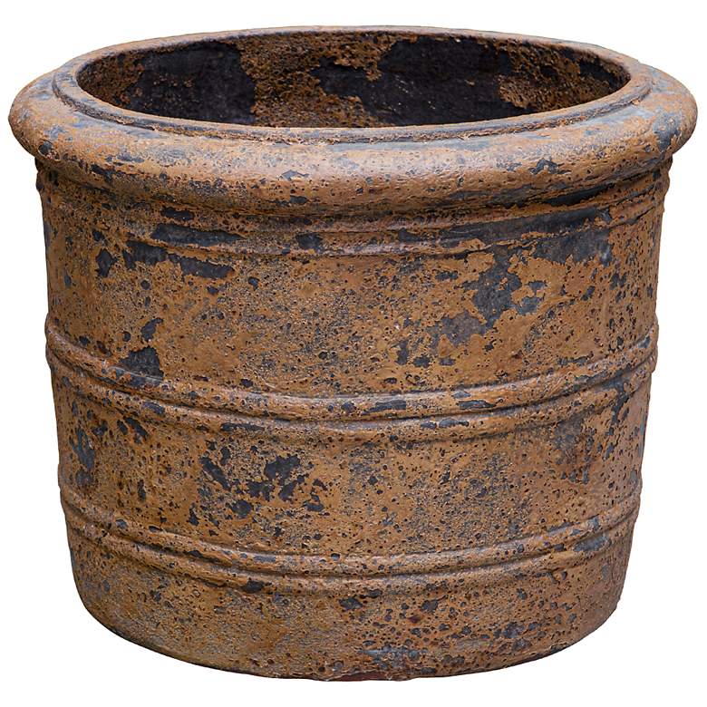 Image 4 Uttermost Weathered Relic 19 1/2" Wide Rustic Indoor-Outdoor Planter more views