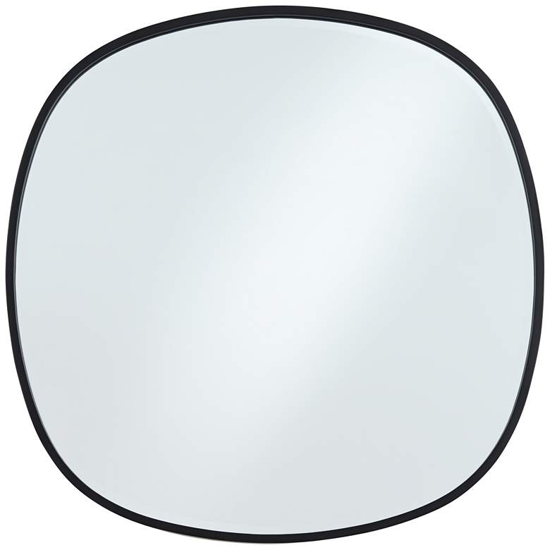 Image 2 Uttermost Webster 34" Black Frame Wall Mirror