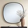 2_Uttermost Webster 34" Black Frame Wall Mirror