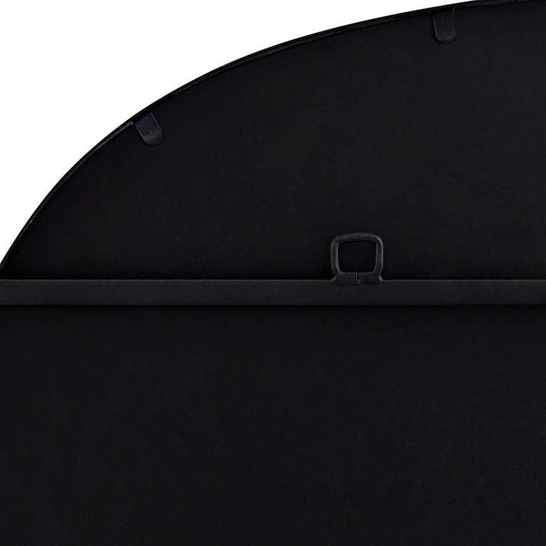 Image 4 Uttermost Webster 34" Black Frame Wall Mirror more views