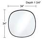 7_Uttermost Webster Black 34" Round Wall Mirrors Set of 2 more views