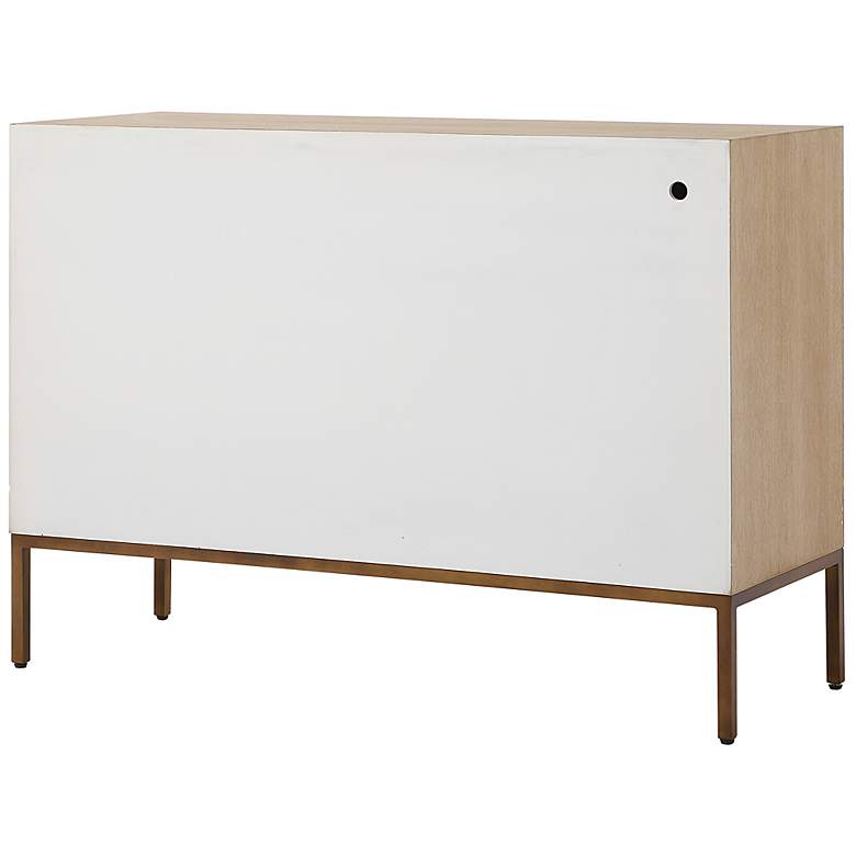 Image 6 Uttermost Weimar Natural and Cream 2 Door Cabinet more views
