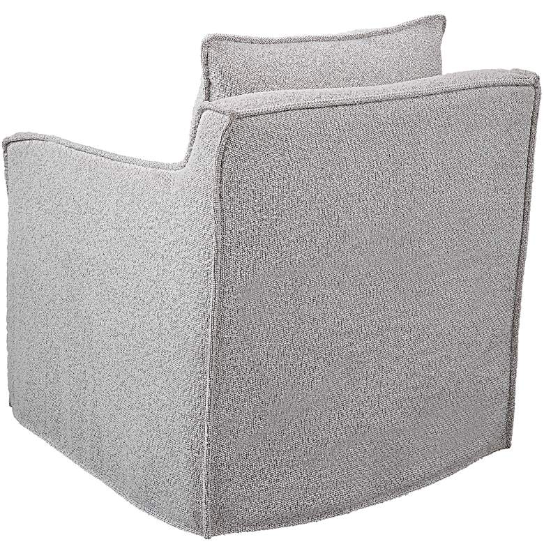 Image 5 Uttermost Welland 27 1/2" Wide Gray and White Slipcover Accent Chair more views