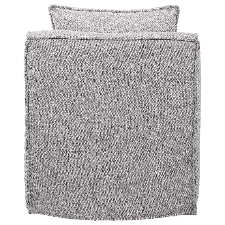 Image 6 Uttermost Welland 27 1/2" Wide Gray and White Slipcover Accent Chair more views