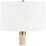 4_Uttermost Wessex 65 3/4" White and Brass Floor Lamp more views