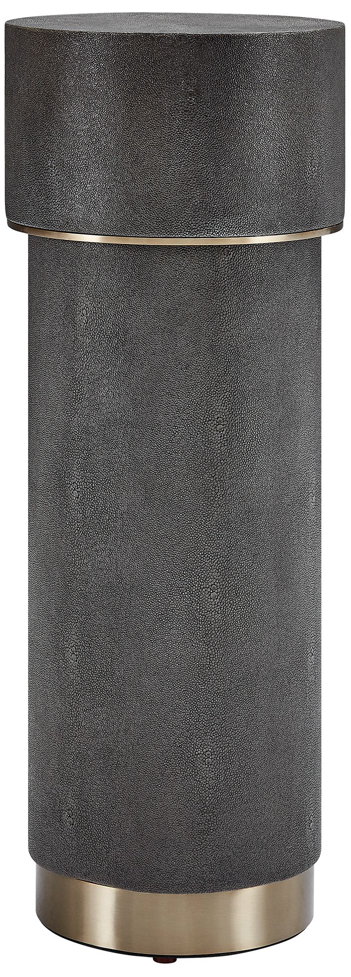 Image 2 Uttermost Wessex 8/2" Wide Gray Drink Table