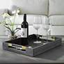 2_Uttermost Wessex Black Faux Shagreen Rectangular Tray