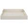 Uttermost Wessex White Faux Shagreen Rectangular Tray