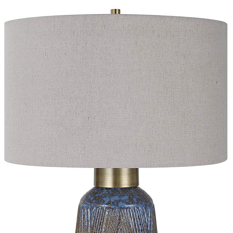 Image 5 Uttermost Western Sky 29" High Blue and Brown Ceramic Table Lamp more views