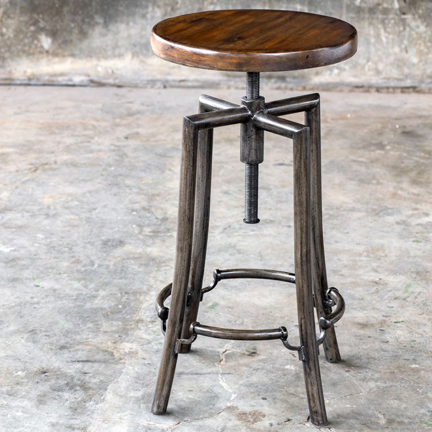 Black distressed bar discount stools