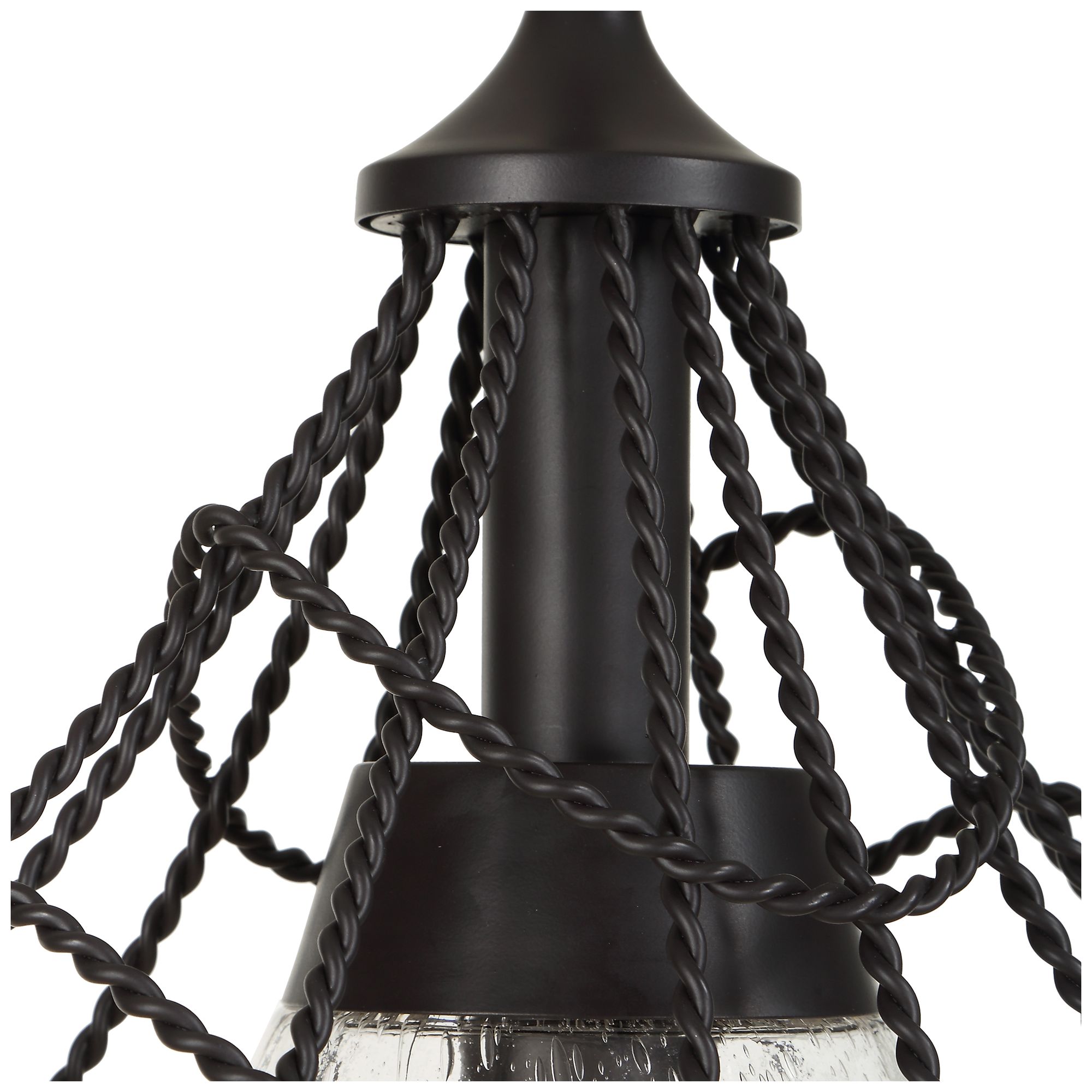 Uttermost Whirlwind 30" Wide Dark Bronze 1-Light Pendant