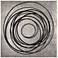 Uttermost Whirlwind 36 1/2" Square Black Metal Wall Art