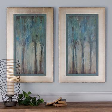 Uttermost Whispering Wind 35" High Wall Art Prints Set of 2