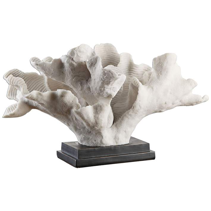 Uttermost White Blade 20 Wide Coral Sculpture - #1M763