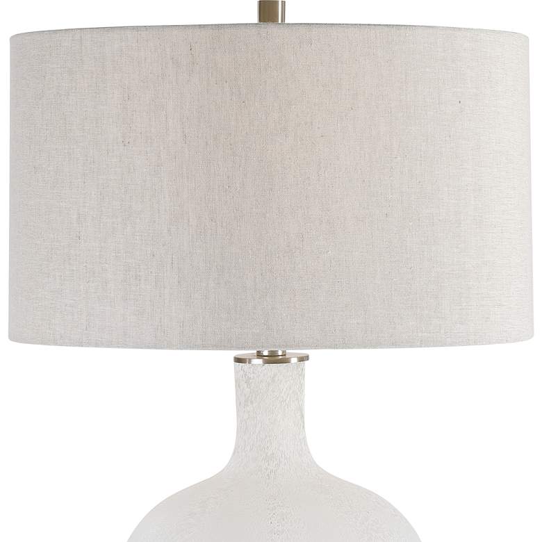 Image 3 Uttermost Whiteout 29 3/4" High Textured Glass Table Lamp more views