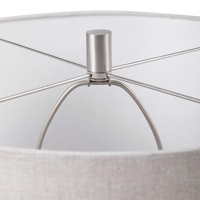 Image 5 Uttermost Whiteout 29 3/4" High Textured Glass Table Lamp more views