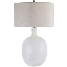 Image2 of Uttermost Whiteout Textured Glass Table Lamp