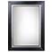 Uttermost Whitmore Black Silver Leaf 40" x 54" Large Mirror
