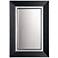 Uttermost Whitmore Matte Black 30" x 40" Vanity Wall Mirror