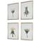 Uttermost Wildflowers 27" High 4-Piece Framed Wall Art Set