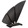 5_Uttermost Wind Crest 17" High x 20 1/2" Long Metal Sculpture more views