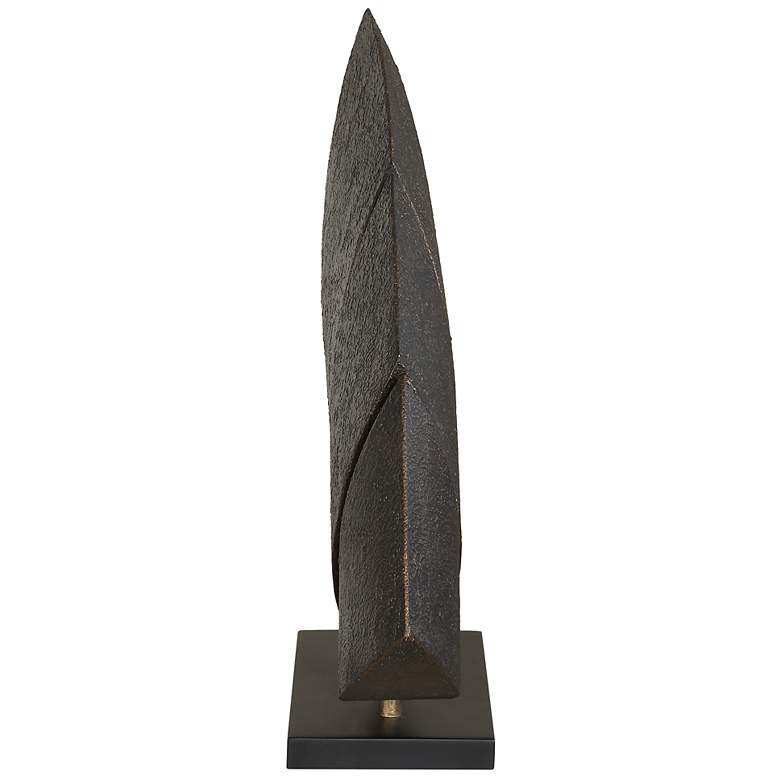 Image 6 Uttermost Wind Crest 17" High x 20 1/2" Long Metal Sculpture more views