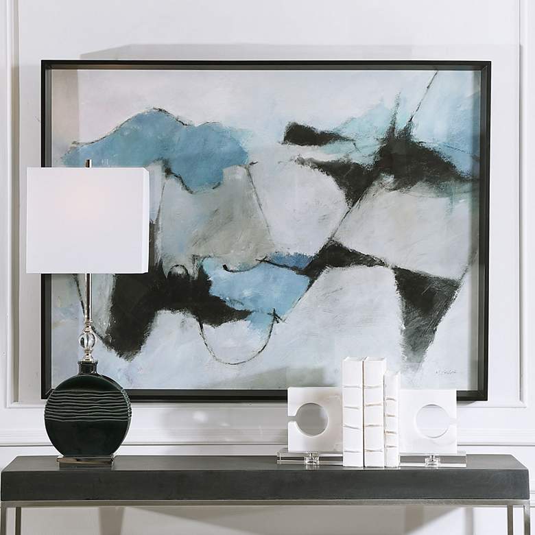 Image 1 Uttermost Winter Crop 49 1/2" Wide Abstract Framed Print Wall Art
