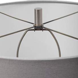 Image5 of Uttermost Winterscape 26" High Modern Cream-Ivory Ceramic Table Lamp more views
