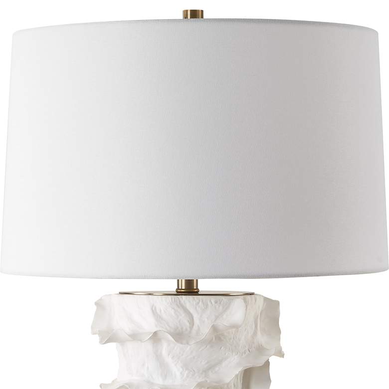 Image 6 Uttermost Wisp 32 1/2" High Satin White Sculpture Ceramic Table Lamp more views