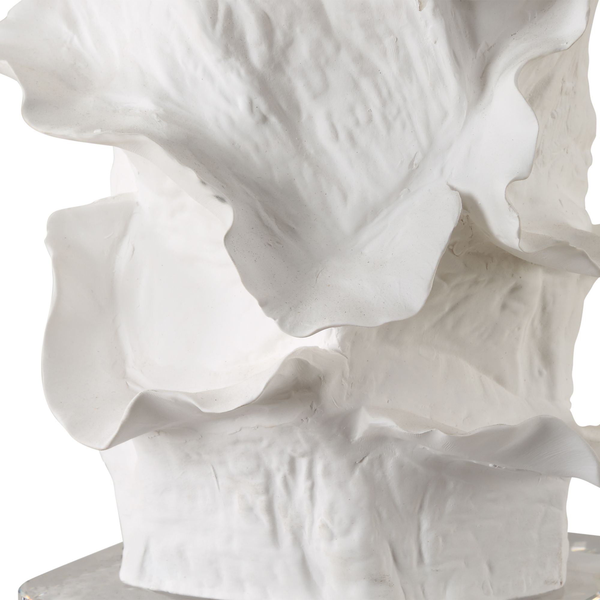 Uttermost Wisp 32 1/2" High Satin White Sculpture Ceramic Table Lamp
