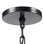 Uttermost Woodall 35 1/2" Bronze and Brown 6-Light Drum Chandelier