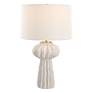 2_Uttermost Wrenley 27 1/2" High Modern White Porcelain Table Lamp