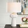 1_Uttermost Wrenley 27 1/2" High Modern White Porcelain Table Lamp