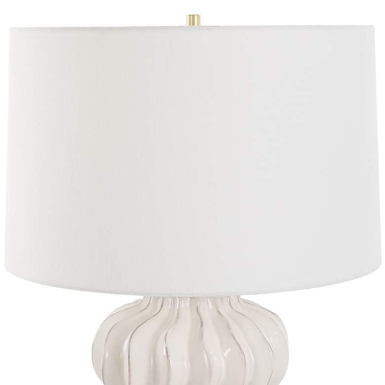 Image 5 Uttermost Wrenley 27 1/2" High Modern White Porcelain Table Lamp more views
