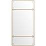 2_Uttermost Wrenton 30" Wide x 60" High Brass Mirror