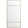 Uttermost Wrenton 30" Wide x 60" High Brass Mirror