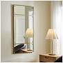 3_Uttermost Wrenton 30" Wide x 60" High Brass Mirror more views