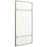 4_Uttermost Wrenton 30" Wide x 60" High Brass Mirror more views