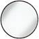 Uttermost Wynn 34" Round Aged Steel Studded Wall Mirror