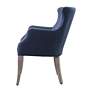 5_Uttermost Yareena 28 1/4" Wide Nailhead Trim Navy Blue Wing Chair more views