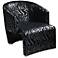 Uttermost Yareli Black Zebra Accent Chair
