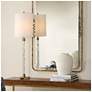 1_Uttermost York 36 3/4" Crystal Glass Buffet Lamp